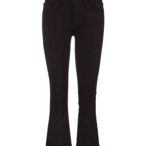 Frame Denim Le Crop Mini Boot Black Jeans